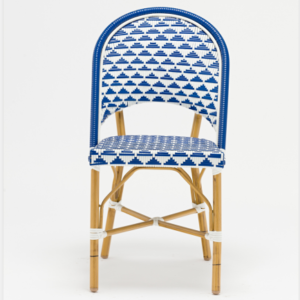 Cafe Rattan French Aluminum Bistro Chair