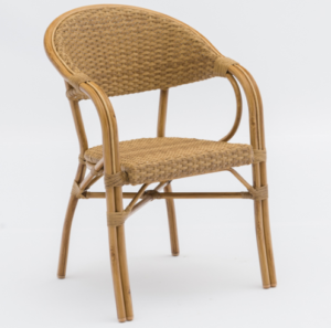 Rattan Stackable Dining armchairs