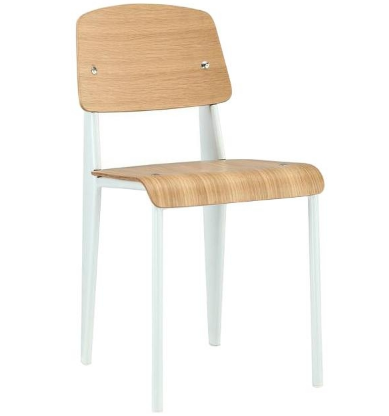 Modern Plywood Seat and Back Replica Jean Prouve Standard Dining Chair