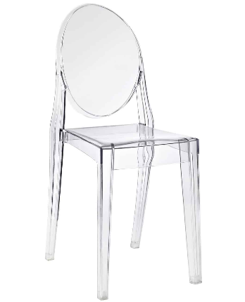 Clear Acrylic “Victoria” Ghost Chair
