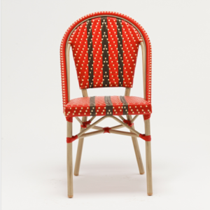Wicker rattan cafe chair for wholesale