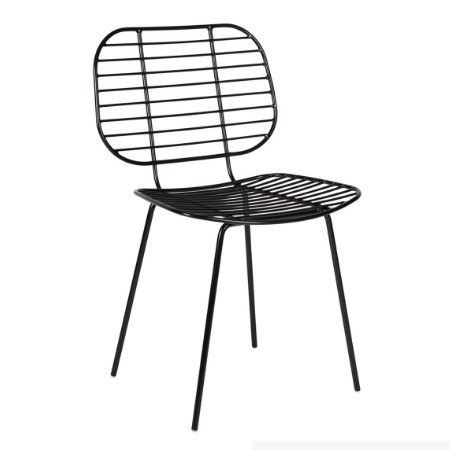 Wholesale black Wire Cafe Chair