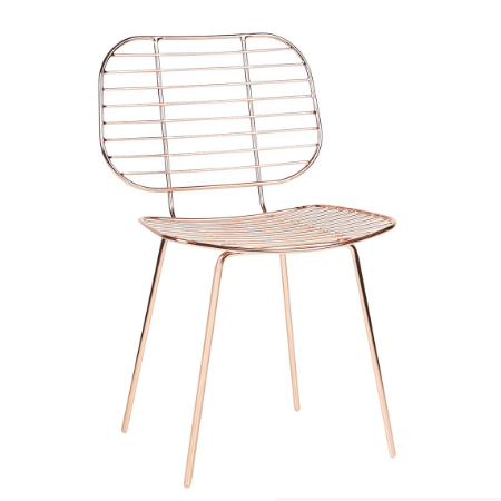 Wholesale Copper Wire Dining Chair