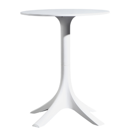 Outdoor white PP cafe table