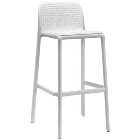 Wholesale white stackable plastic barstool chair
