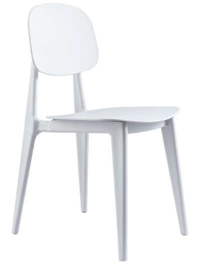 stackable plastic dining chair