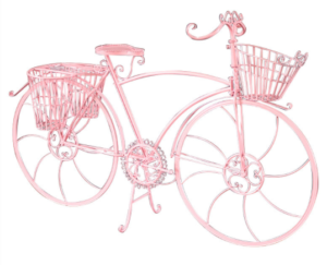 Wedding accessory metal bicycle for wedding decoration