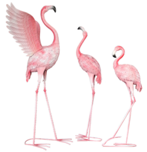 Wedding accessory metal Flamingos accessory for wedding decoration