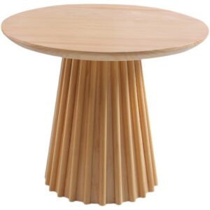 Modern design restaurant furniture timber round cafe table wooden dining table