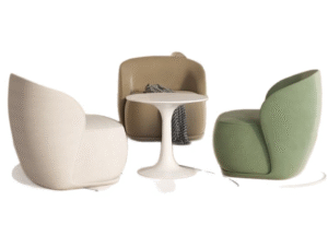 Wholesale event rental  furniture green velvet upholstered single seating sofa armchair