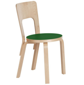 Wholesale cafe furniture modern design plywood  dining chair with green seat for hotel