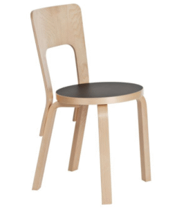 Wholesale restaurant furniture modern design plywood  dining chair with black seat for hotel