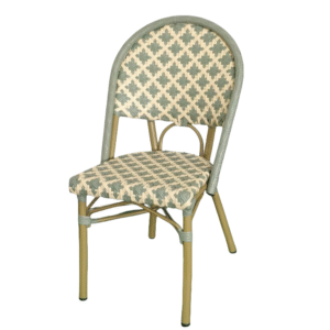 Outdoor cafe rattan bistro Stacking chair Patio Garden Bistro rattan restaurant dining Chair