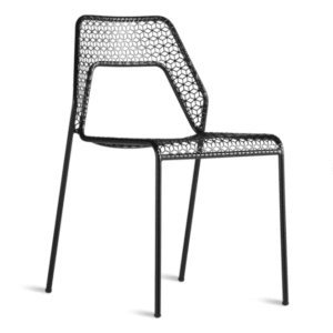 Commercial cafe furniture hot Mesh Powder Coated Steel Outdoor Stacking Dining Side Chair