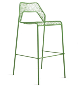 Metal mesh high bar chair hot mesh metal outdoor stool