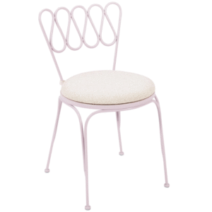 Wholesale restaurant furniture purple powder coated iron outdoor bistro chair metal outdoor cafe chair