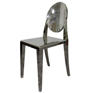 Wholesale event rental furniture stackable stainless steel ghost chair metal event chair