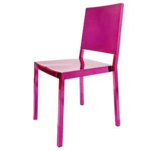 Event rental furniture stackable stainless steel rose red dining chair metal stackable event chair