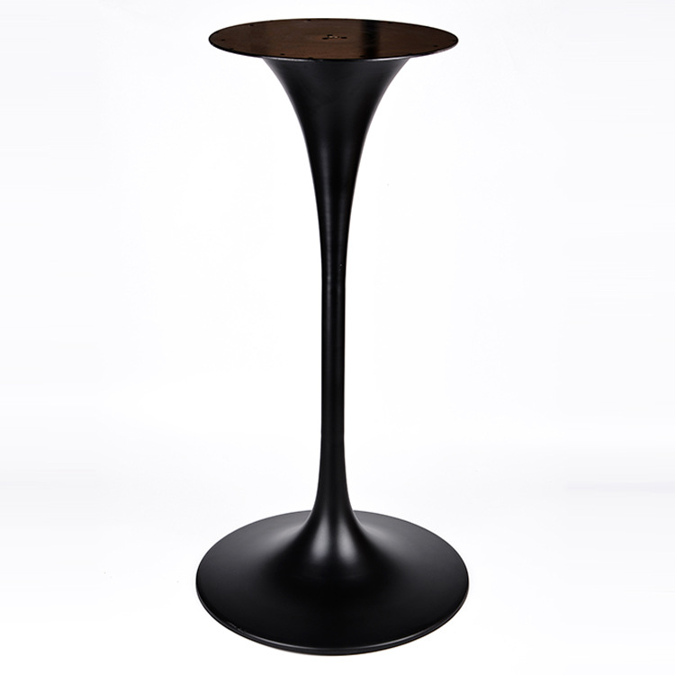 Tulip metal base for bar table tulip-shaped bar height table base