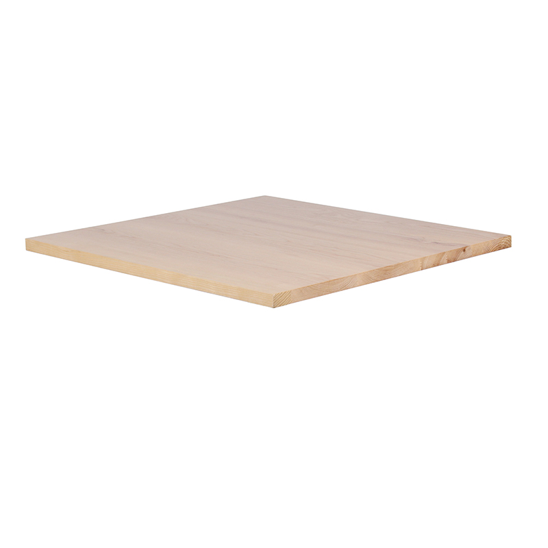 Cafe Bistro table top Solid Ash Wood Tabletop Square Solid Wood Table Top