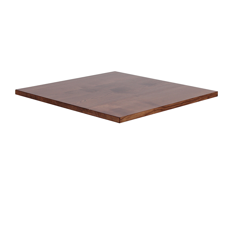 Cafe Bistro table top Solid Ash Wood Tabletop Square Solid Wood Table Top