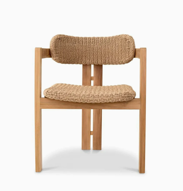 Event rental furniture black resin rattan dining chair stackable black plastic chair