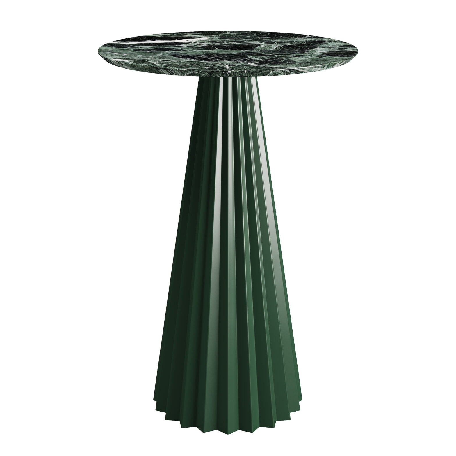 Terrazzo top with white metal wire base round coffee table